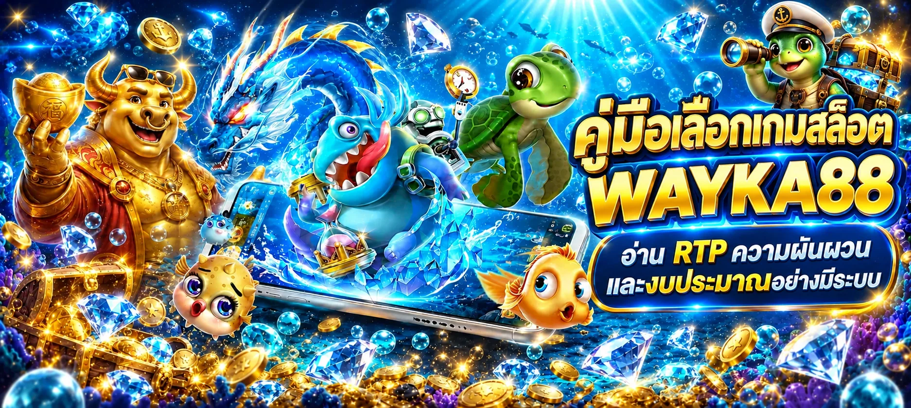 WAYKA88 คู่มือเลือกเกมสล็อต อ่าน RTP และความผันผวน